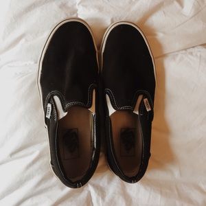 Black Slip On Vans